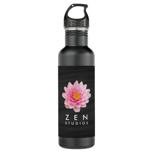 Bouteille D'eau Floating Pink Lotus Flowers (Devant)