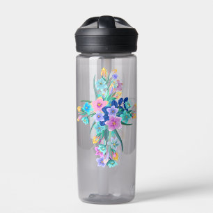 Bouteille d'eau Floral Cross