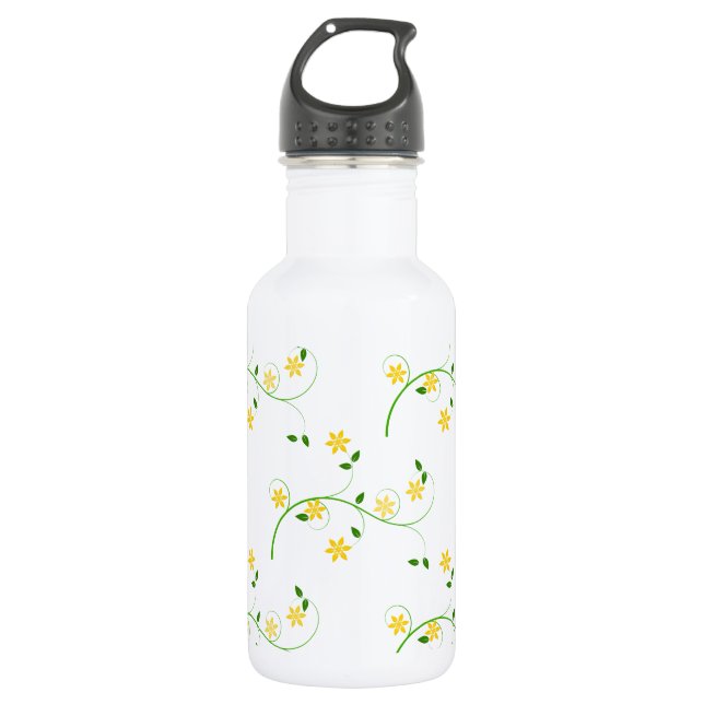Bouteille D'eau Flore et Fleurs (Devant)