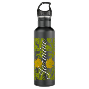 Bouteille D'eau Flore jaune Motif tropicale