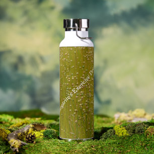 Bouteille D'eau Flore verte multicouleur personnalisée