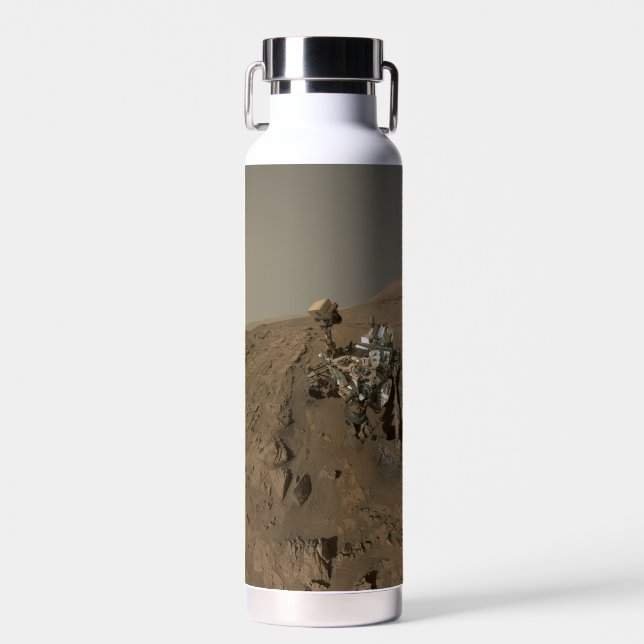 Bouteille D'eau Forage Mars Curiosity Red Martian Paysage (Avant)