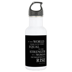 Bouteille D'eau Force De La Femme Citation Motivationnelle Inspira
