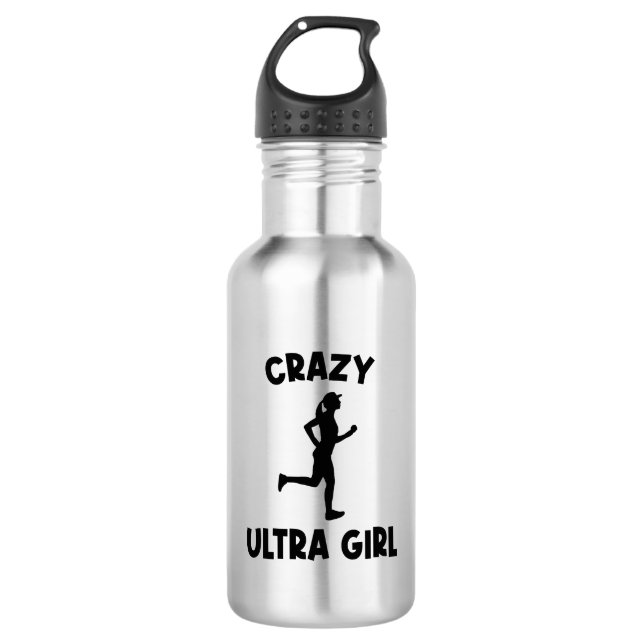 Bouteille D'eau Fou Ultra Running Girl (Devant)