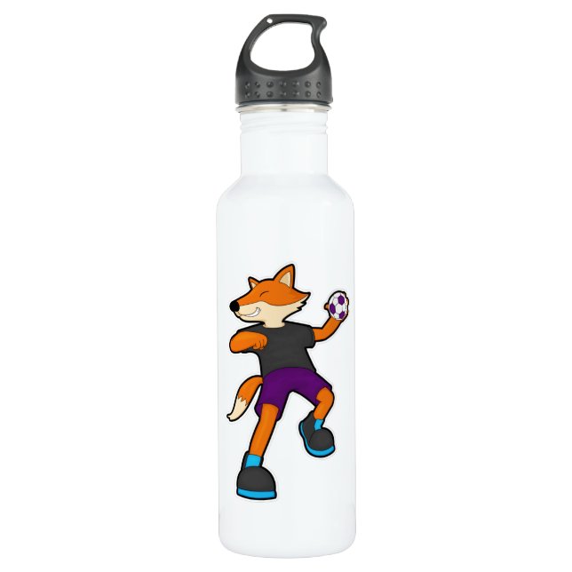 Bouteille D'eau Fox at Handball player avec Handball (Devant)