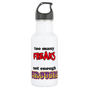 Bouteille D'eau Freaks et cirques
