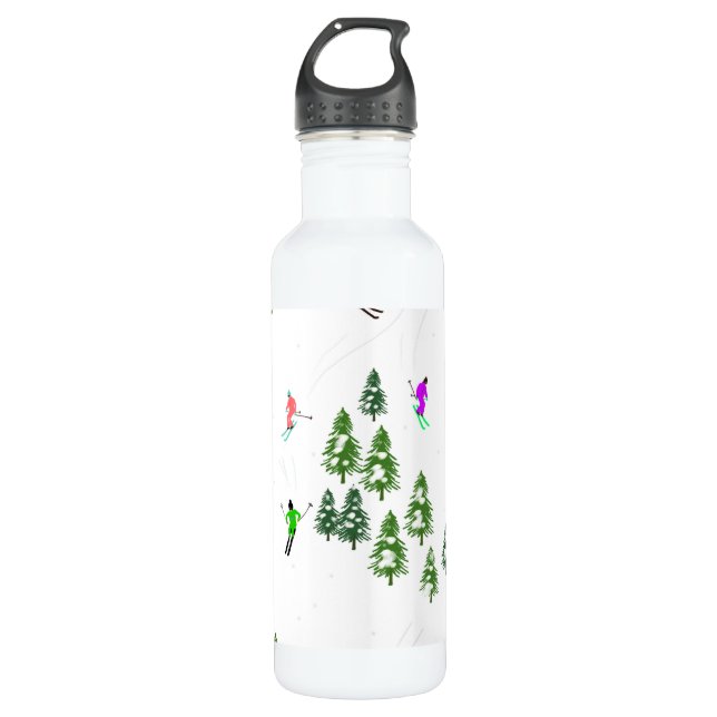 Bouteille D'eau Freeride Skieurs alpins Ski illustration Ski (Devant)