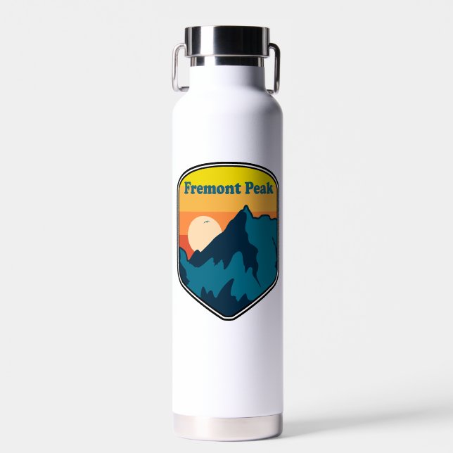 Bouteille D'eau Fremont Peak Wyoming Sunrise (Avant)