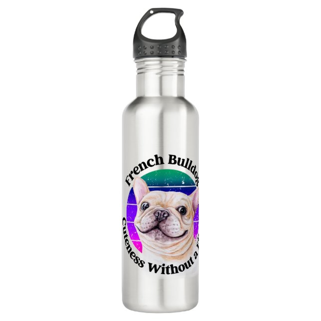 Bouteille D'eau French Bulldog (Devant)