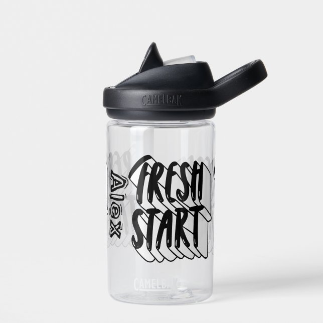 Bouteille D'eau Fresh Start School Nom personnalisé (Gauche)