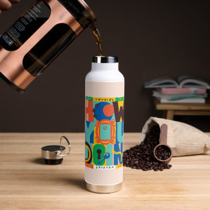Bouteille D'eau FRIENDS™   How You Doin' - Graphisme Vif