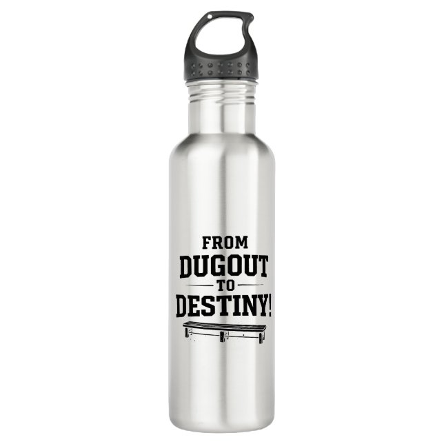 Bouteille D'eau From Dugout To Destiny Professional Baseball Bench (Devant)