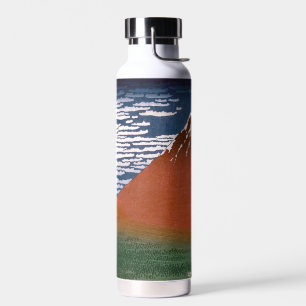 Bouteille D'eau Fuji rouge, Aka Fujiyama Volcan Katsushika Hokusai