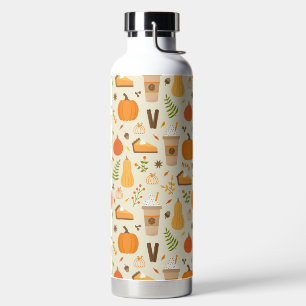 Bouteille D'eau Fun Orange Fall Motif