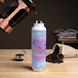 Bouteille D'eau Fun Pink sirène par Renee Lavoie