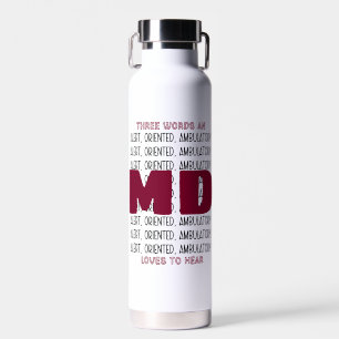 Bouteille D'eau Fundy MD Alert Custom CNA/LPN/EMT/PA/RN/RT/NP