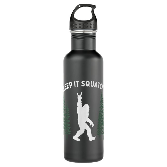 Bouteille D'eau Funny Bigfoot Gardez-le Squatchy squatch (Devant)