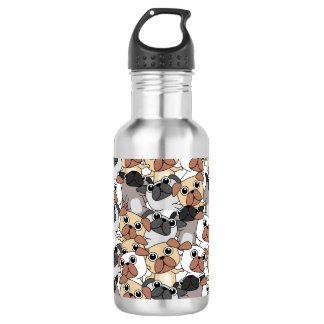 Bouteille D'eau Funny Dog Motif