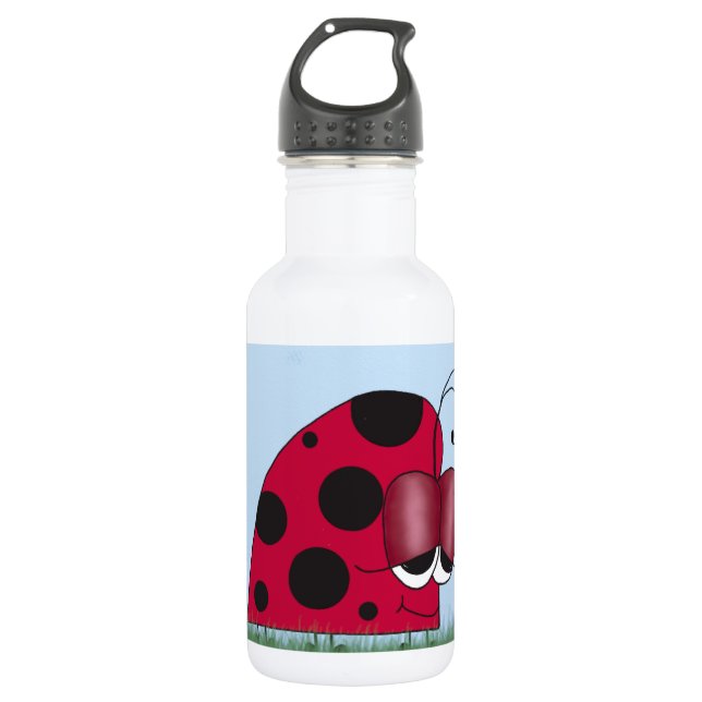 Bouteille D'eau Funny et Euphoric Ladybug (Devant)