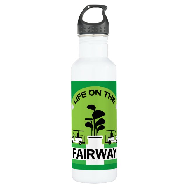 Bouteille D'eau Funny Golfing Pros Golfing Fanatics Sports (Devant)