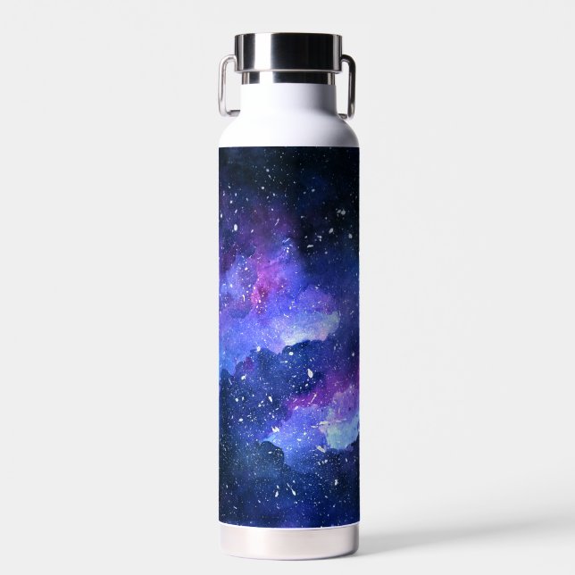 Bouteille D'eau Galaxy Space Adventure Nature Étoiles Planètes Ado (Avant)