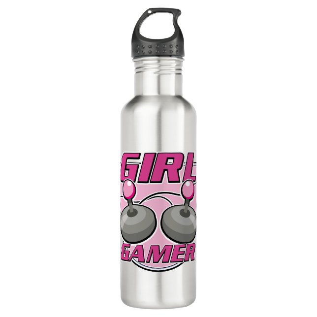 Bouteille D'eau Gamer fille (Devant)