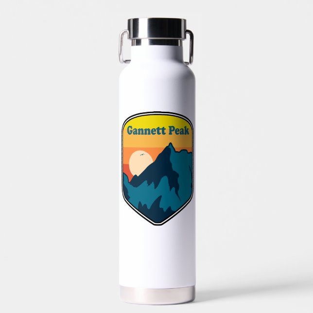 Bouteille D'eau Gannett Peak Wyoming Sunrise (Avant)
