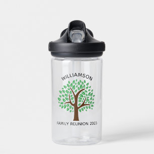 Bouteille D'eau Garde personnalisée de l'arbre de réunion de famil