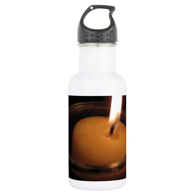 Bouteille D'eau Gardez la flamme brûler la bougie (Devant)