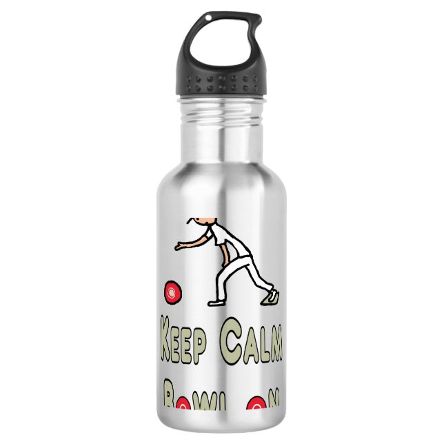 Bouteille D'eau Gardez Le Calme Pelouse Bowles (Devant)