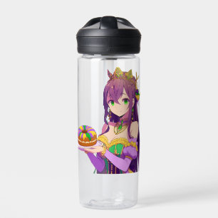 Bouteille D'eau Gâteau Anime Mardi Gras King