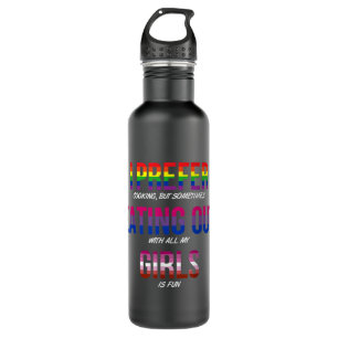 Bouteille D'eau Gay Bisexual Lesbian Pride Flag LGBTQ Drôle LGBT A