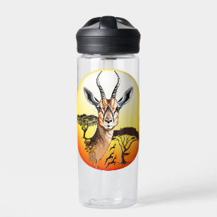 Bouteille D'eau Gazelle Antelope africaine animal sauvage