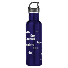 Bouteille D'eau Gemini Fun & Inspiration Design pour un usage quot