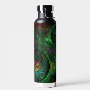 Bouteille D'eau Genesis Green Art Abstrait