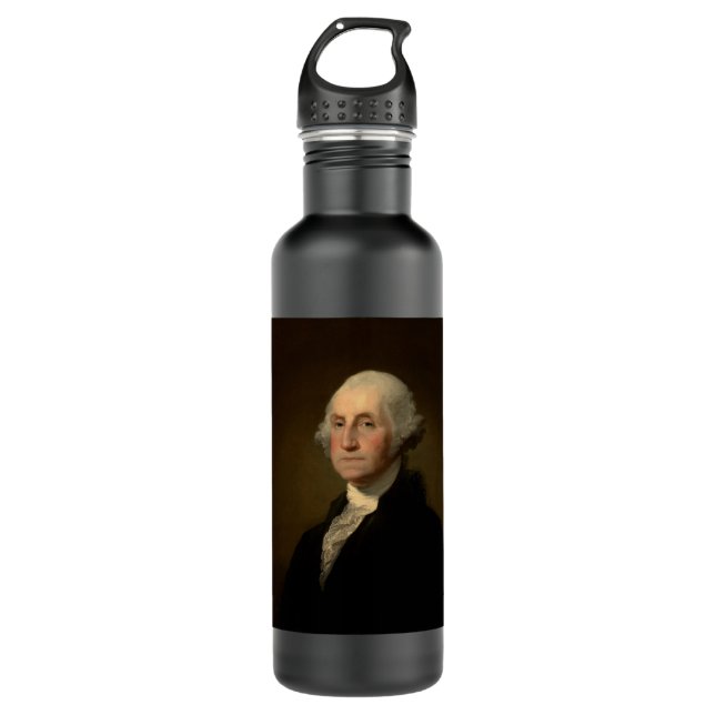 Bouteille D'eau George Washington 1er président américain par Stua (Devant)