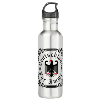 Bouteille D'eau Germany/Deutschland Forever/black eagle/iron cross