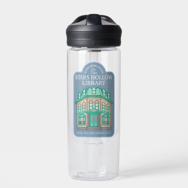 Bouteille D'eau Gilmore Girls | Bibliothèque Stars Hollow (Extérieur)