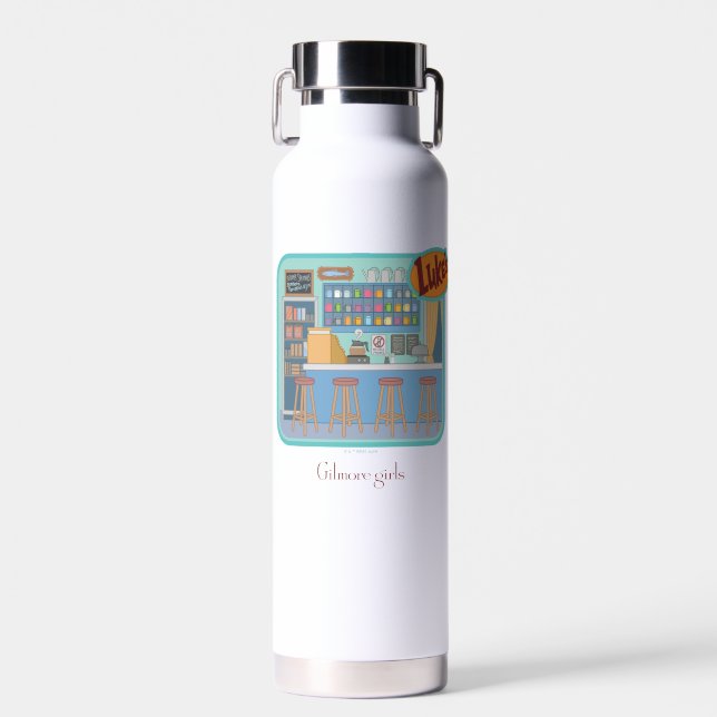 Bouteille D'eau Gilmore Girls | Luke's Diner Graphic (Avant)