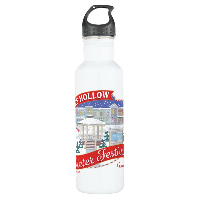 Bouteille D'eau Gilmore Girls | Stars Hollow Winter Festival (Devant)