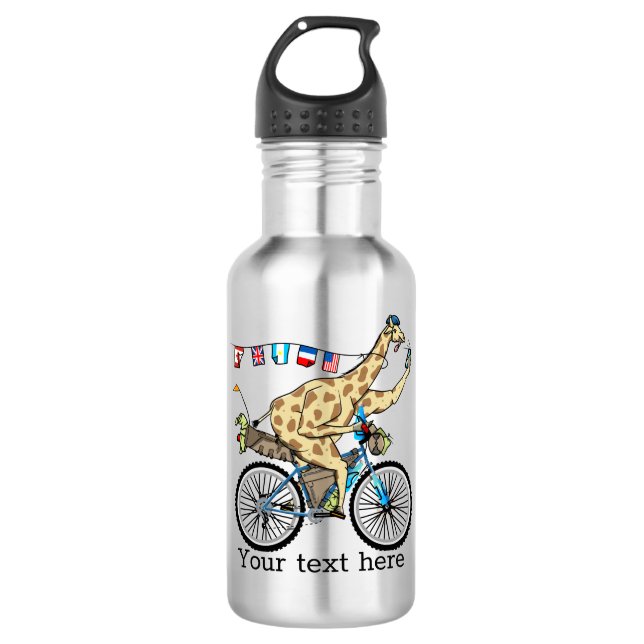 Bouteille D'eau girafe de Bikepacking (Devant)