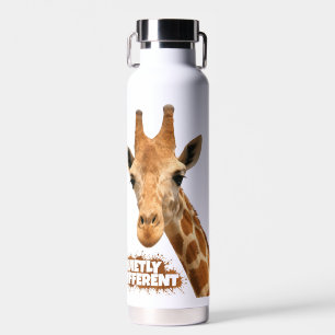 Bouteille D'eau Giraffe Au Calme Différent - Giraffe Art