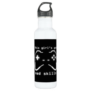 Bouteille D'eau Girl's got Mad Skills Video Game Controller Eau