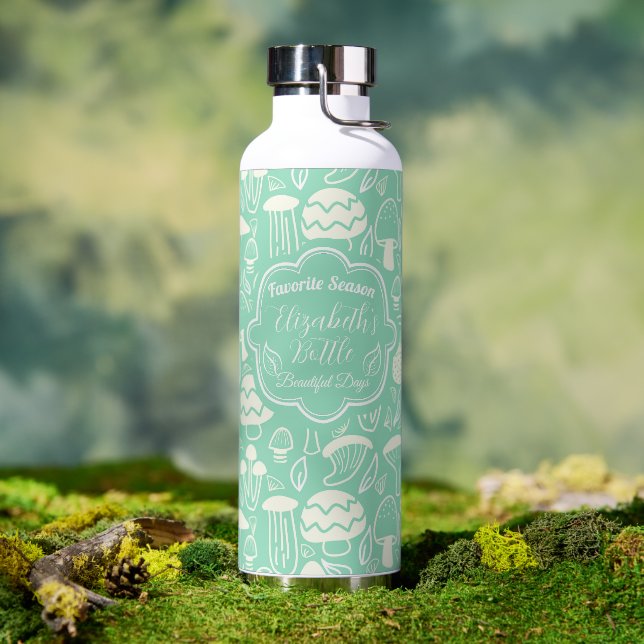 Bouteille D'eau Glacière de crème Aqua de champignons (Café)