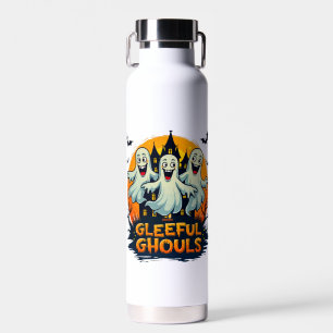 Bouteille D'eau Gleeful Ghouls   Fun Halloween Ghost Artwork