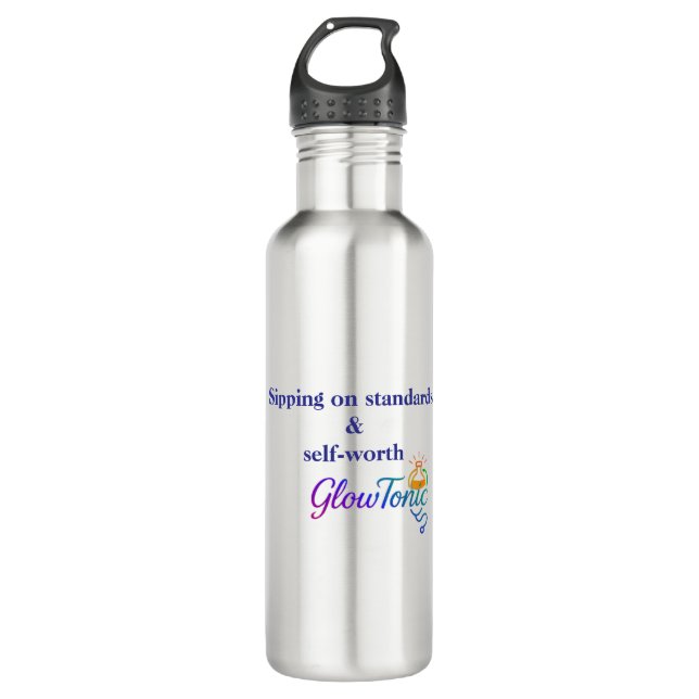 Bouteille D'eau GlowTonic : Glow On The Go Water Bottle - 24oz (Devant)