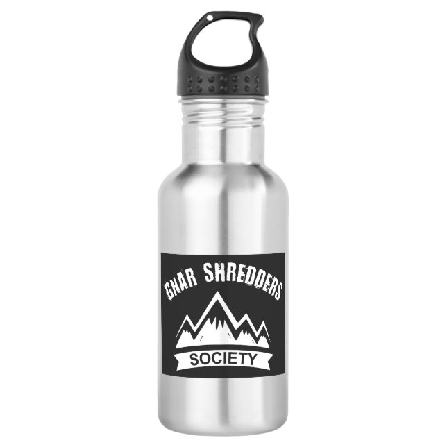 Bouteille D'eau Gnar Shredders Society (Devant)
