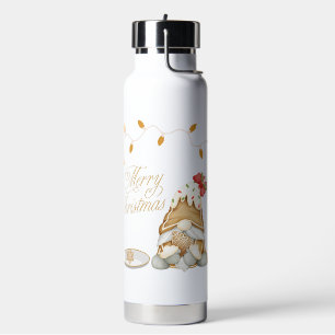 Bouteille D'eau Gnome de Noël mignonne Manger Cookie de Noël