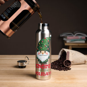 Bouteille D'eau Gnome Pour Les Vacances Drôle & Adorable Noël