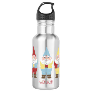 Bouteille D'eau Gnomes de Jardin mignons Personnalisés